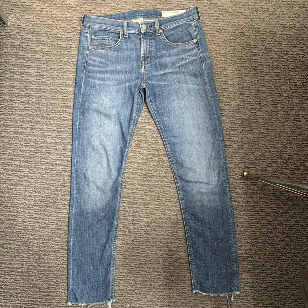 Rag&Bone Jeans women’s Ankle Skinny jeans color Lucky Rougue Size 26